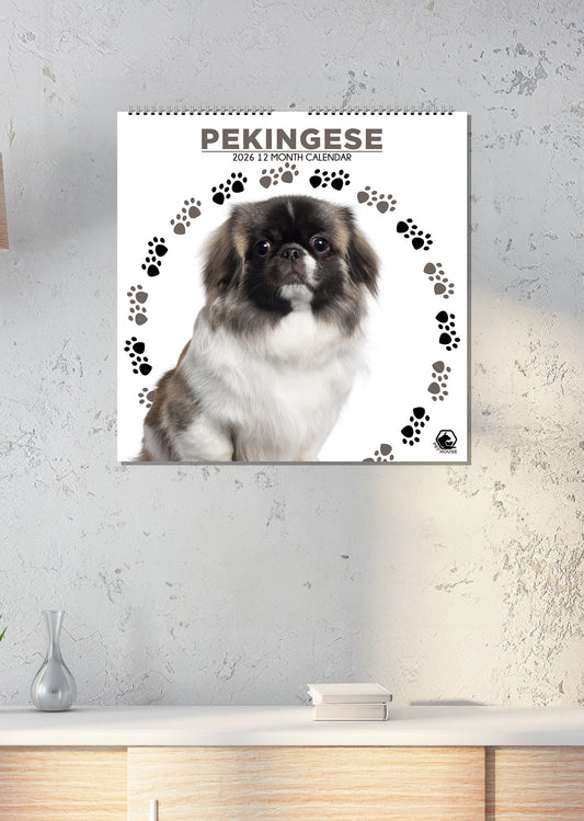 Pekingese - Square Calendar 2026