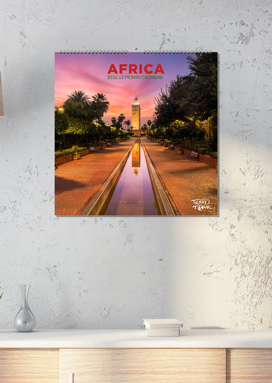 Africa - Square Calendar 2026