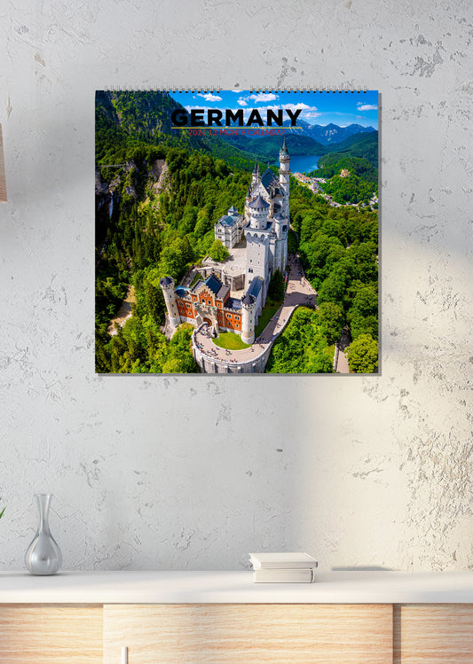 Germany - Square Calendar 2026