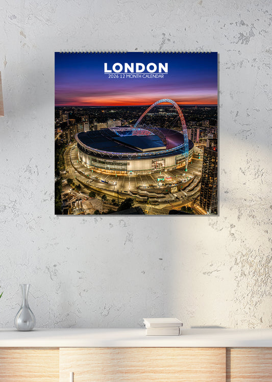 London - Square Calendar 2026