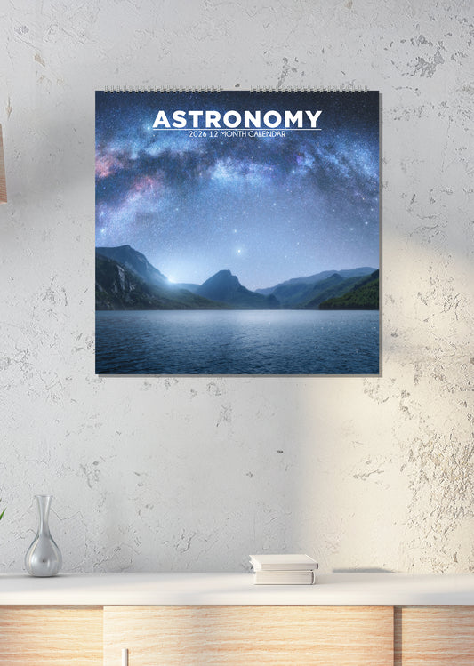 Astronomy - Square Calendar 2026