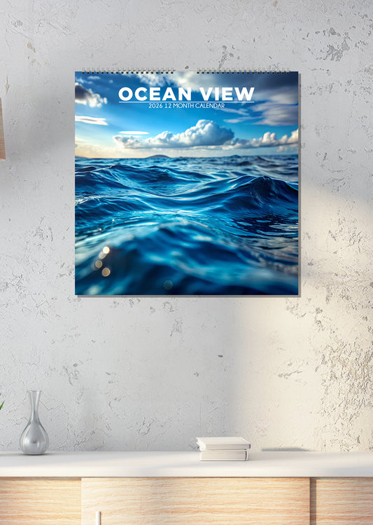 Ocean View - Square Calendar 2026