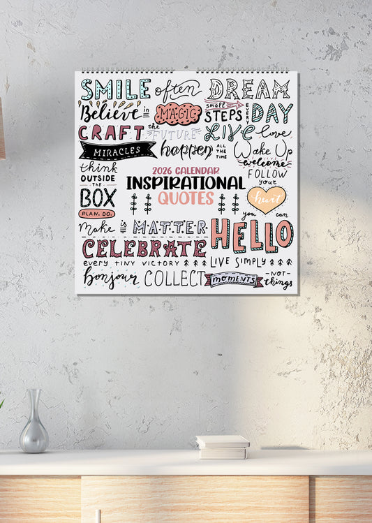 Inspirational Quotes - Calendar 2026
