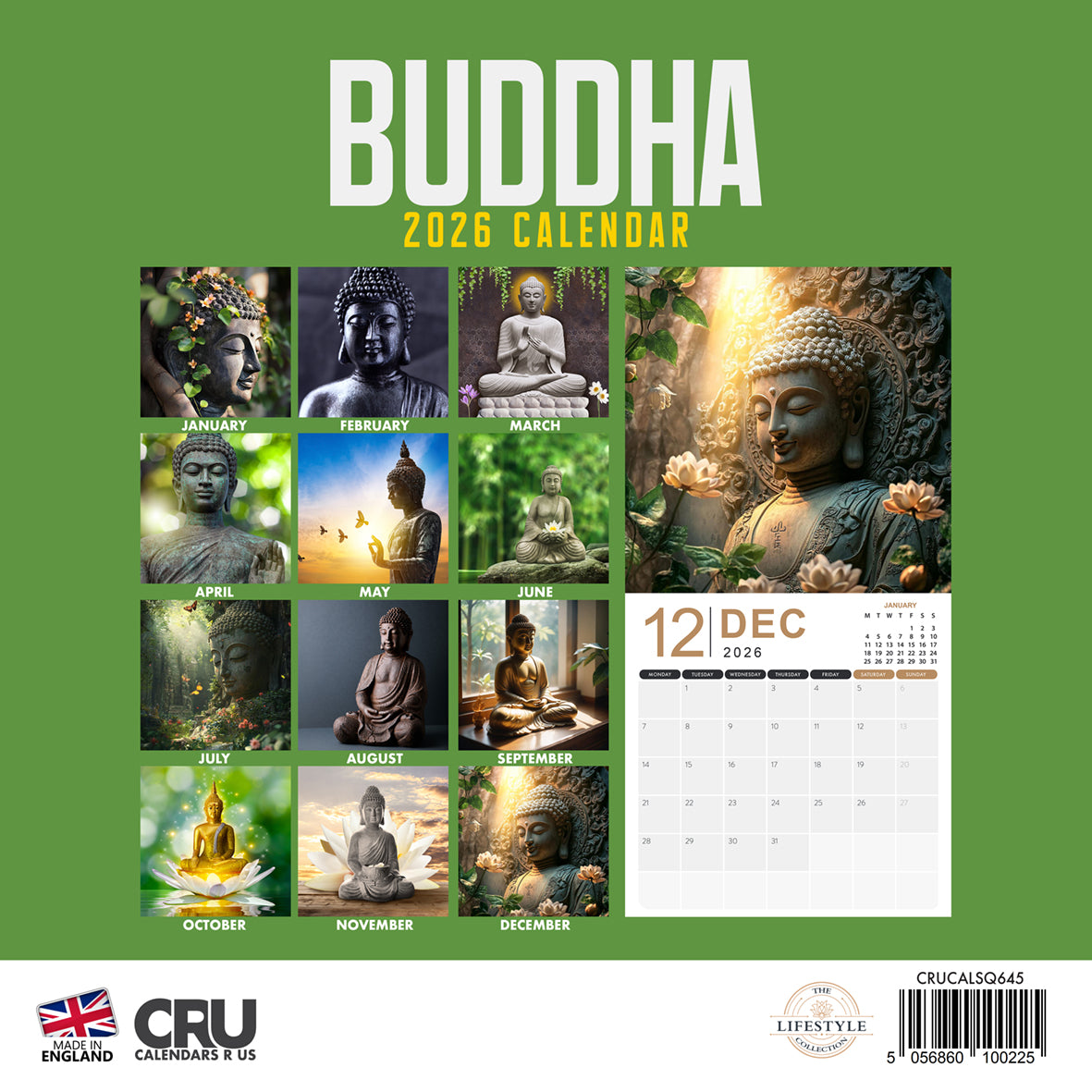Buddha - Calendar 2026