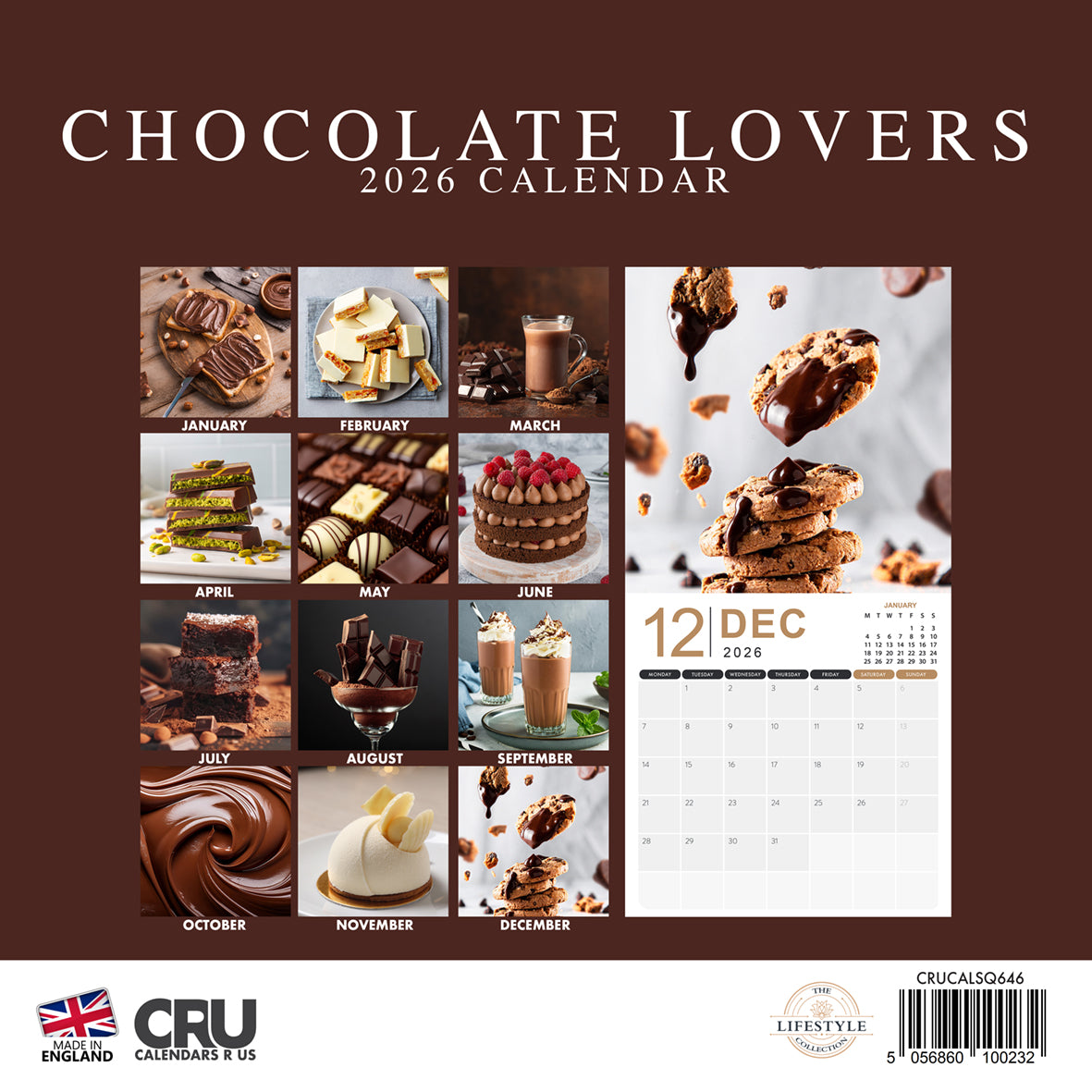 Chocolate Lovers - Calendar 2026