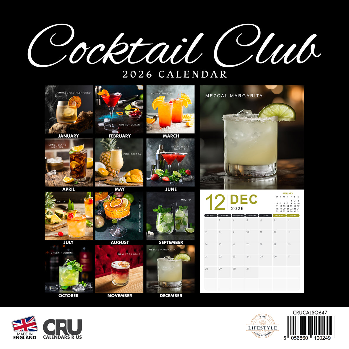 Cocktail Club - Calendar 2026