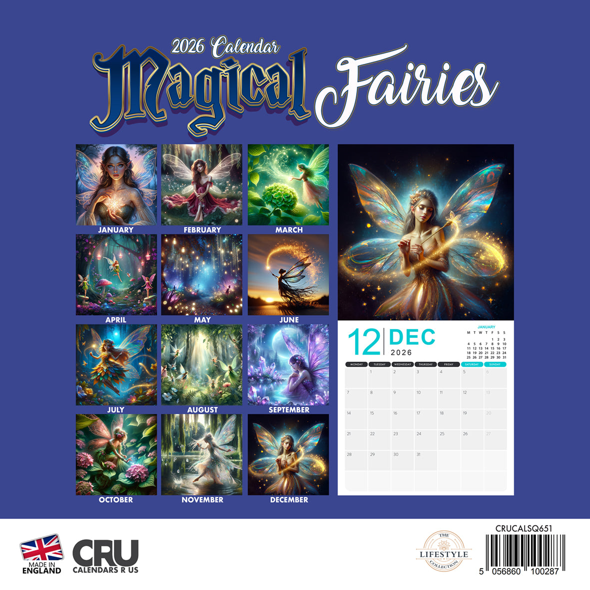 Magical Fairies - Calendar 2026