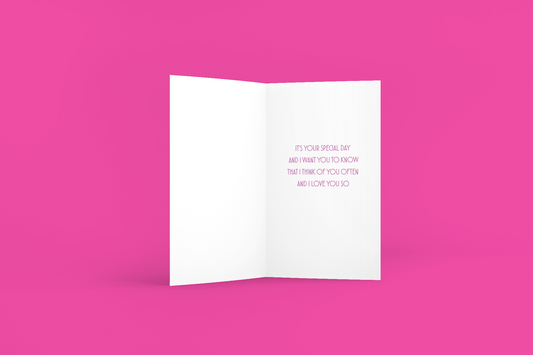 Greatest Mum - Mother's Day Giant Size Card