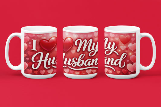 I Love My Husband Mug
