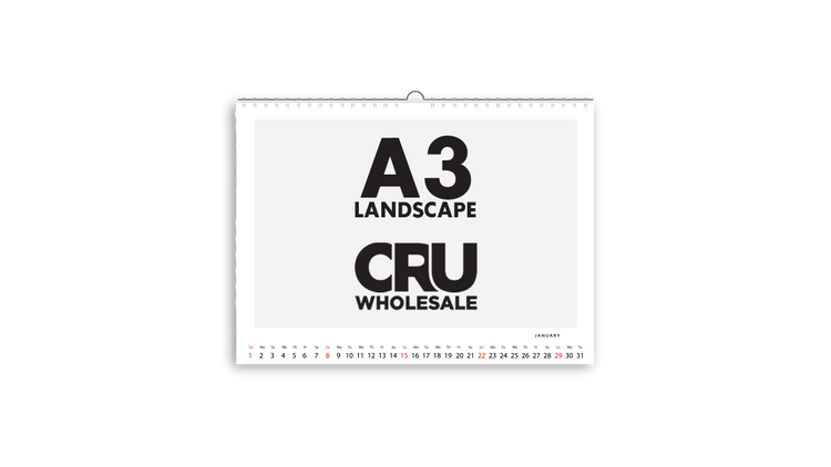 Wholesale A3 Landscape Calendars