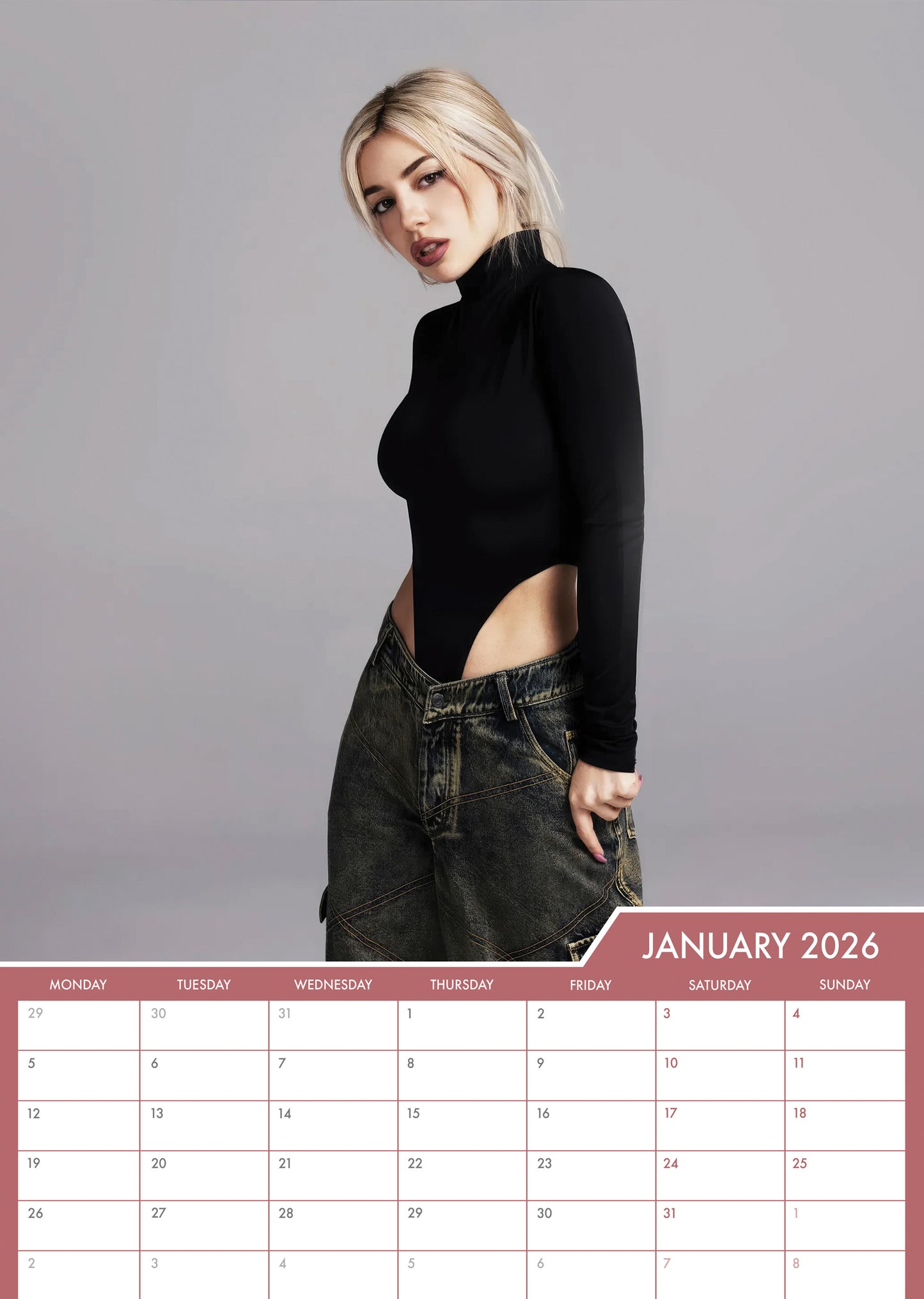 Ava Max - A3 Calendar 2026