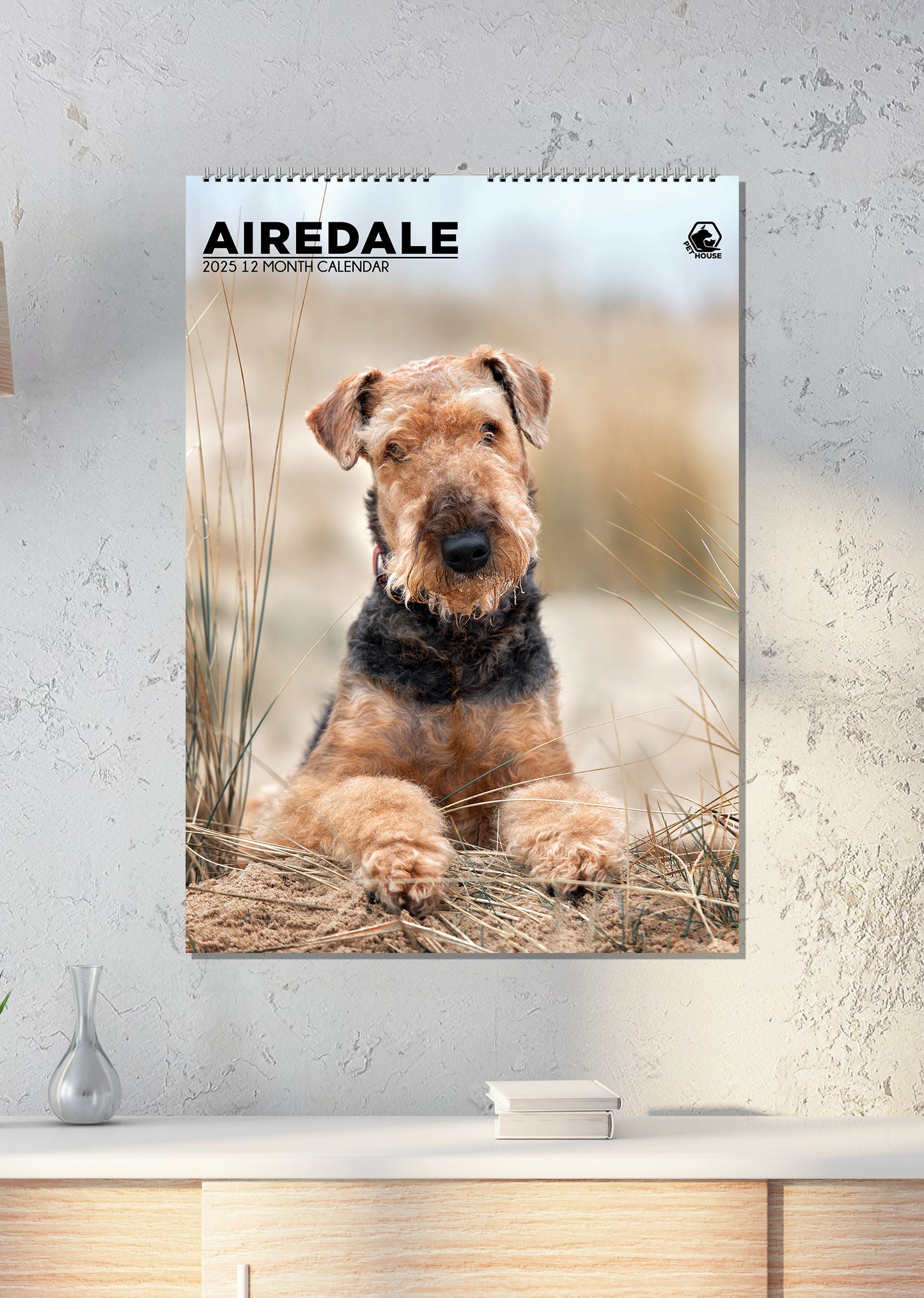 Airedale Terrier Calendar 2025