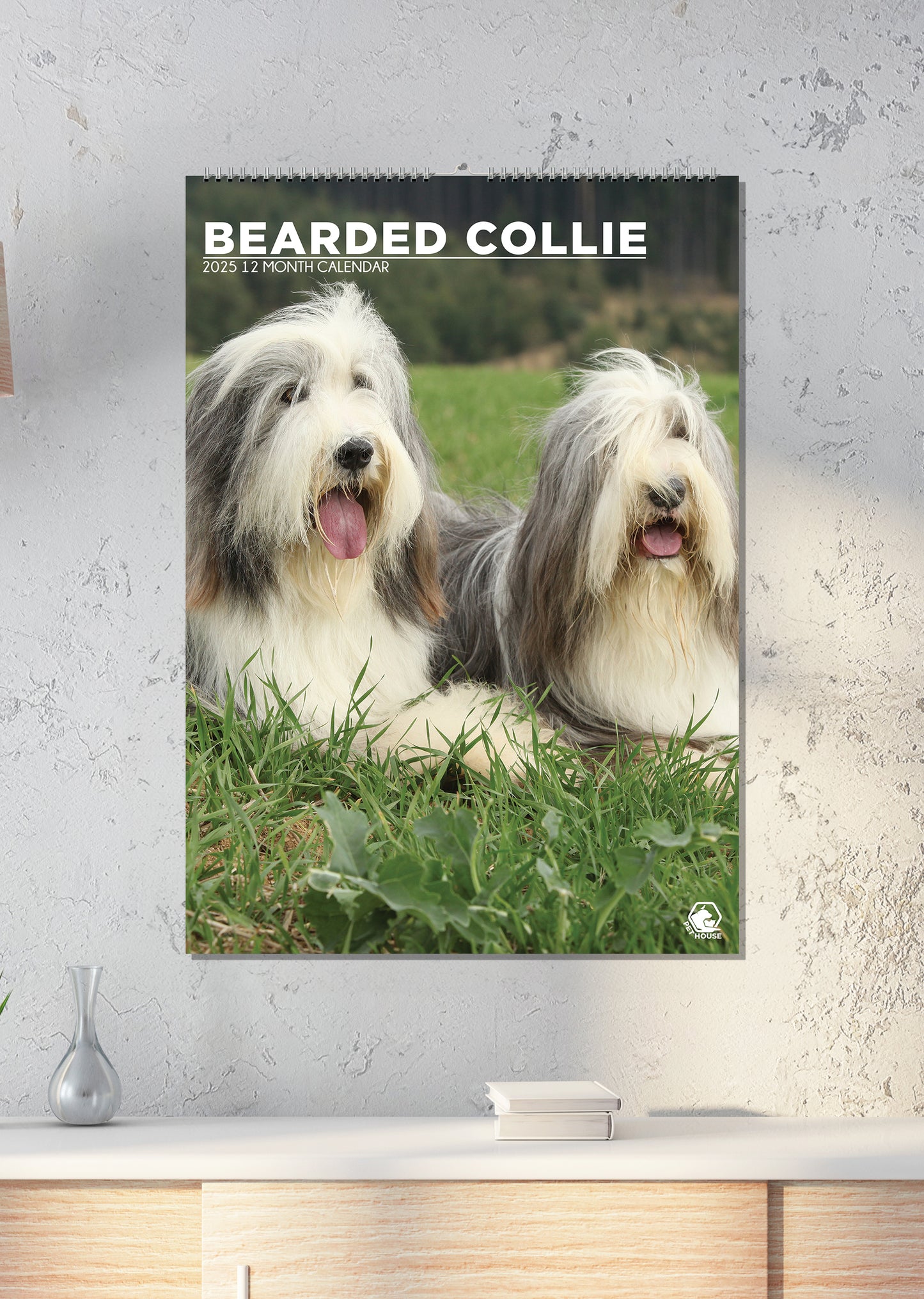 Bearded Collie Calendar 2025