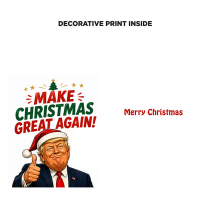 Donald Trump Novelty Christmas Card