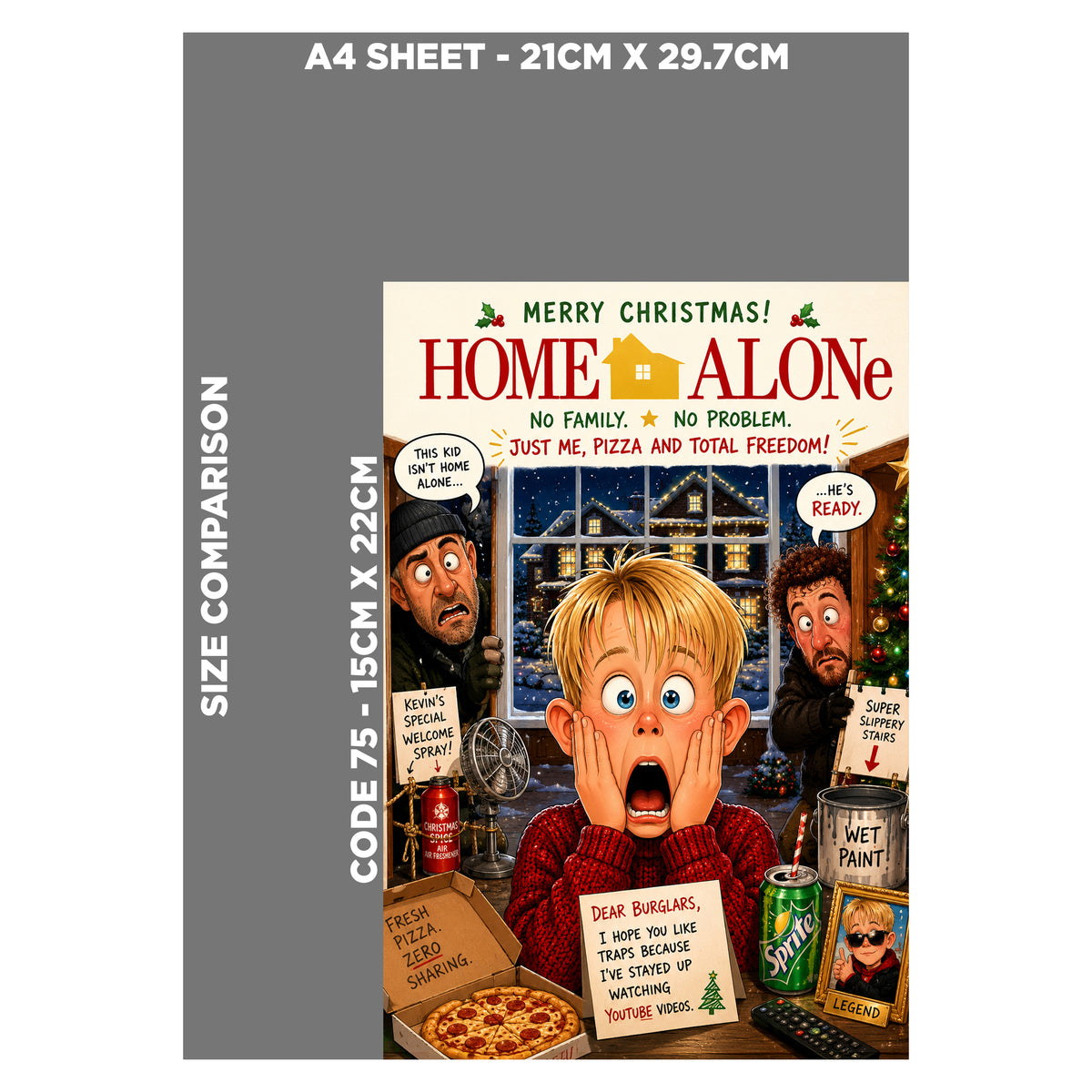 Home Alone Christmas Card