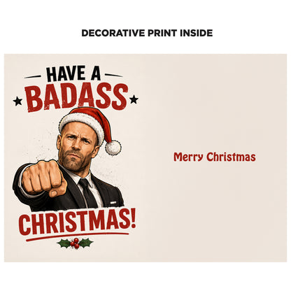 Jason Statham Christmas Card