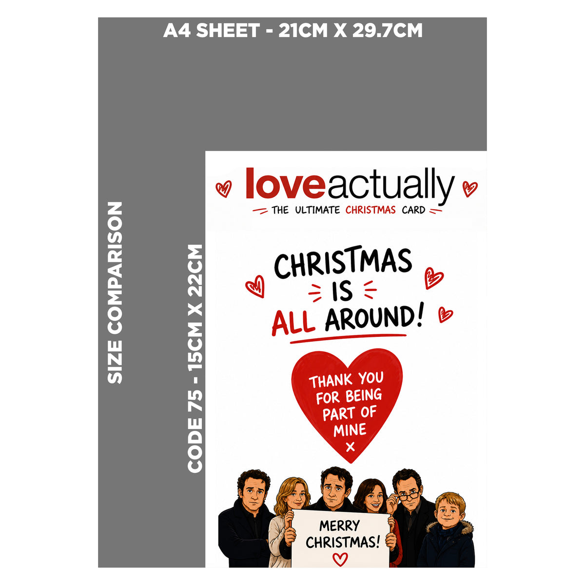 Love Actually Christmas Card