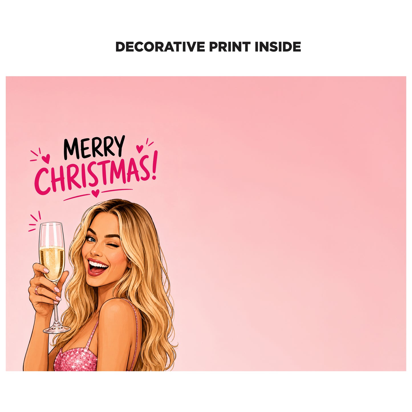 Margot Robbie Christmas Card