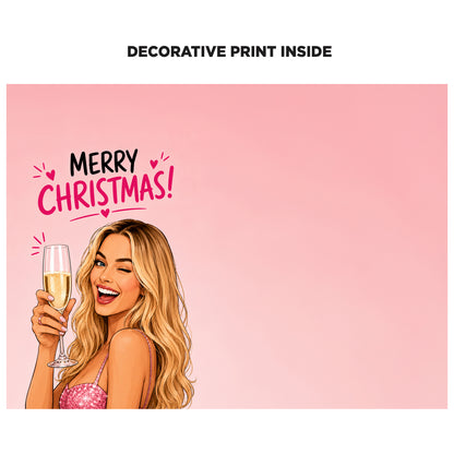 Margot Robbie Christmas Card