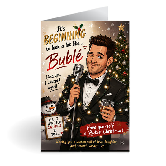 Michael Buble Christmas Card