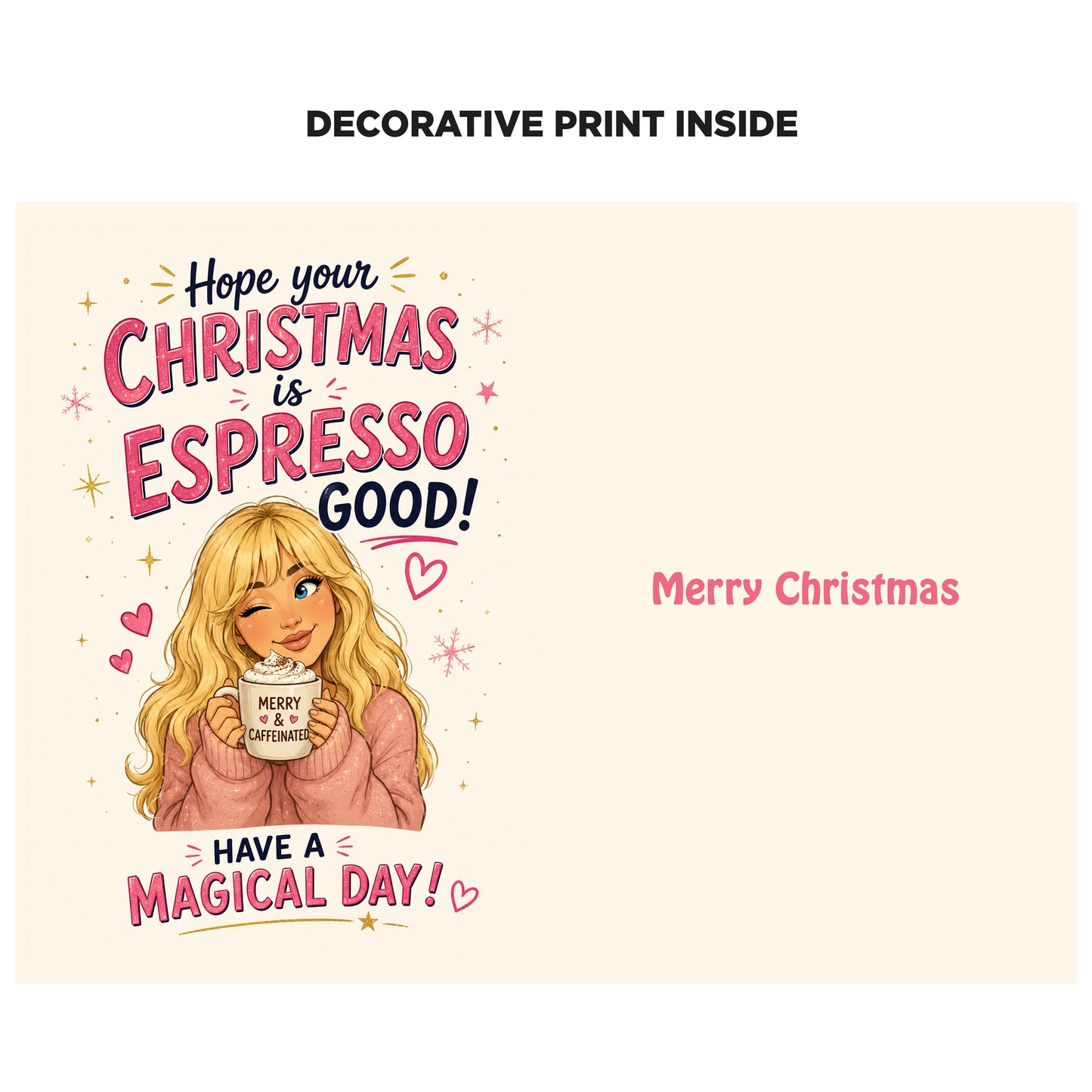 Sabrina Carpenter Christmas Card