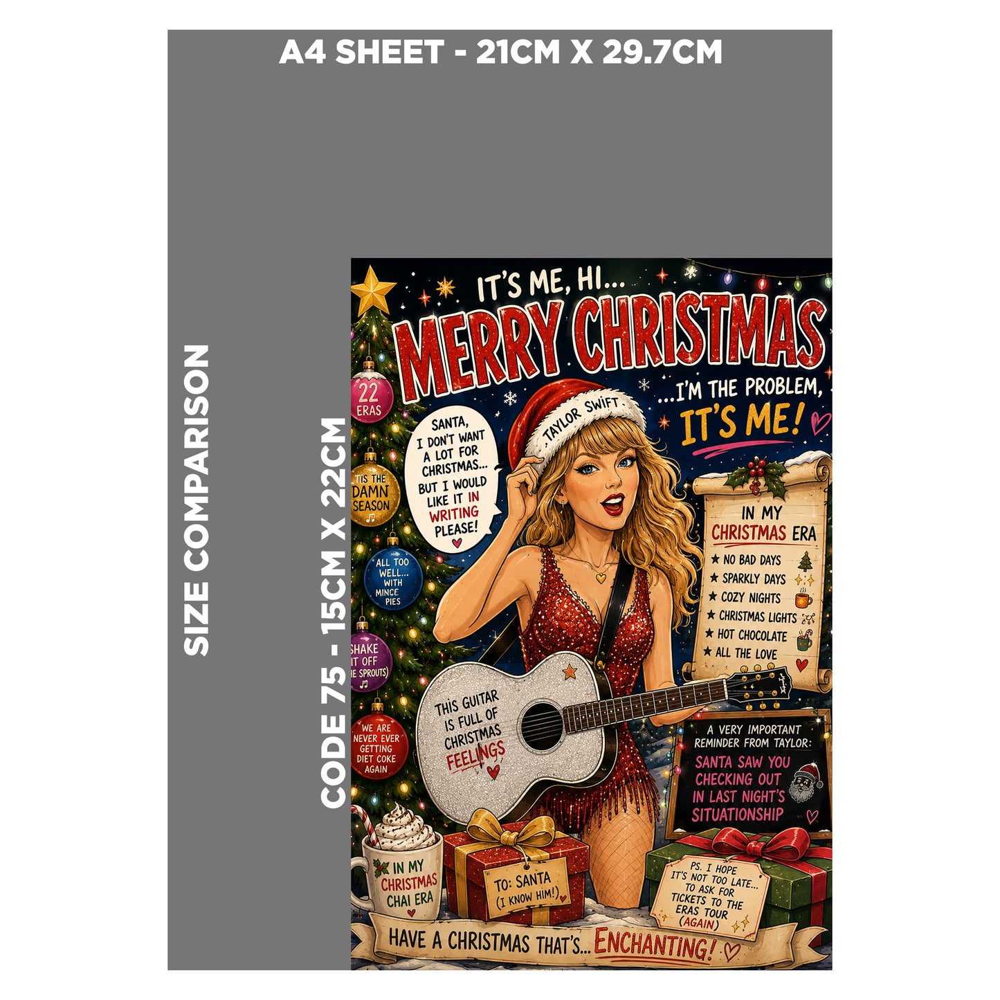 Taylor Swift Christmas Card