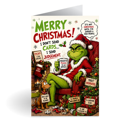 Grinch Christmas Card