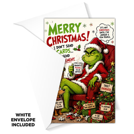 Grinch Christmas Card