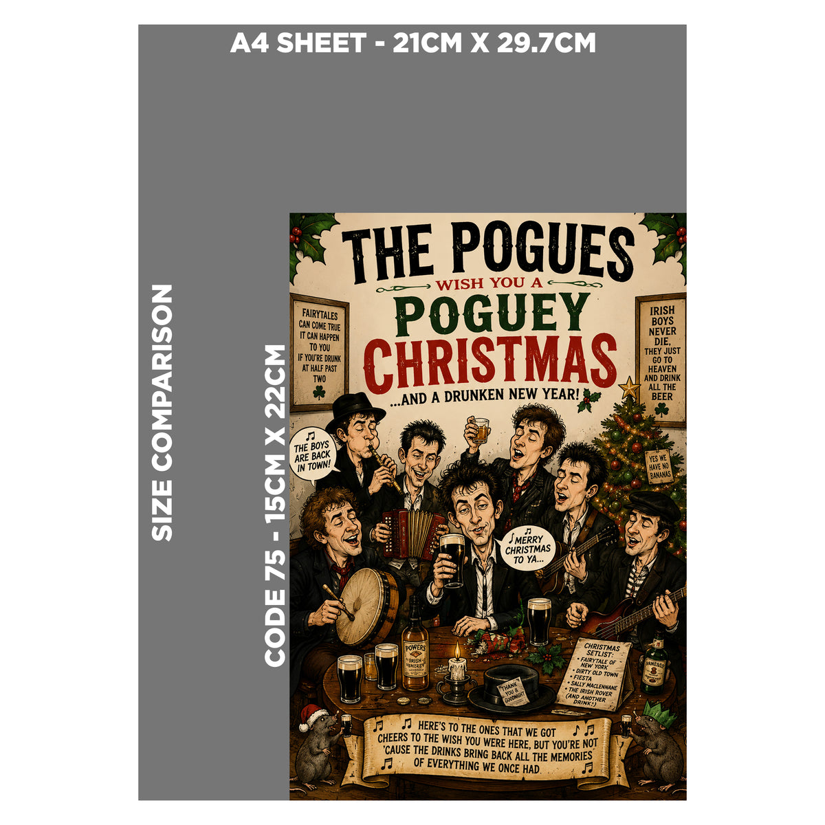The Pogues Christmas Card