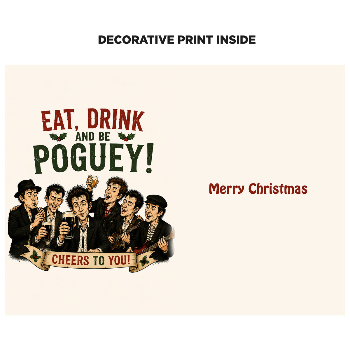 The Pogues Novelty Christmas Card