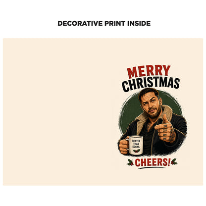 Tom Hardy Novelty Christmas Card