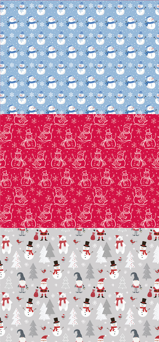 Snowman Multi Gift Wrap