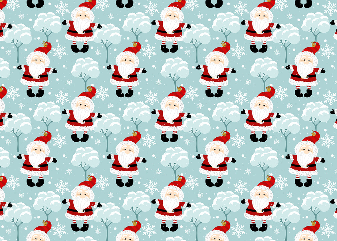 Father Christmas Multi Gift Wrap