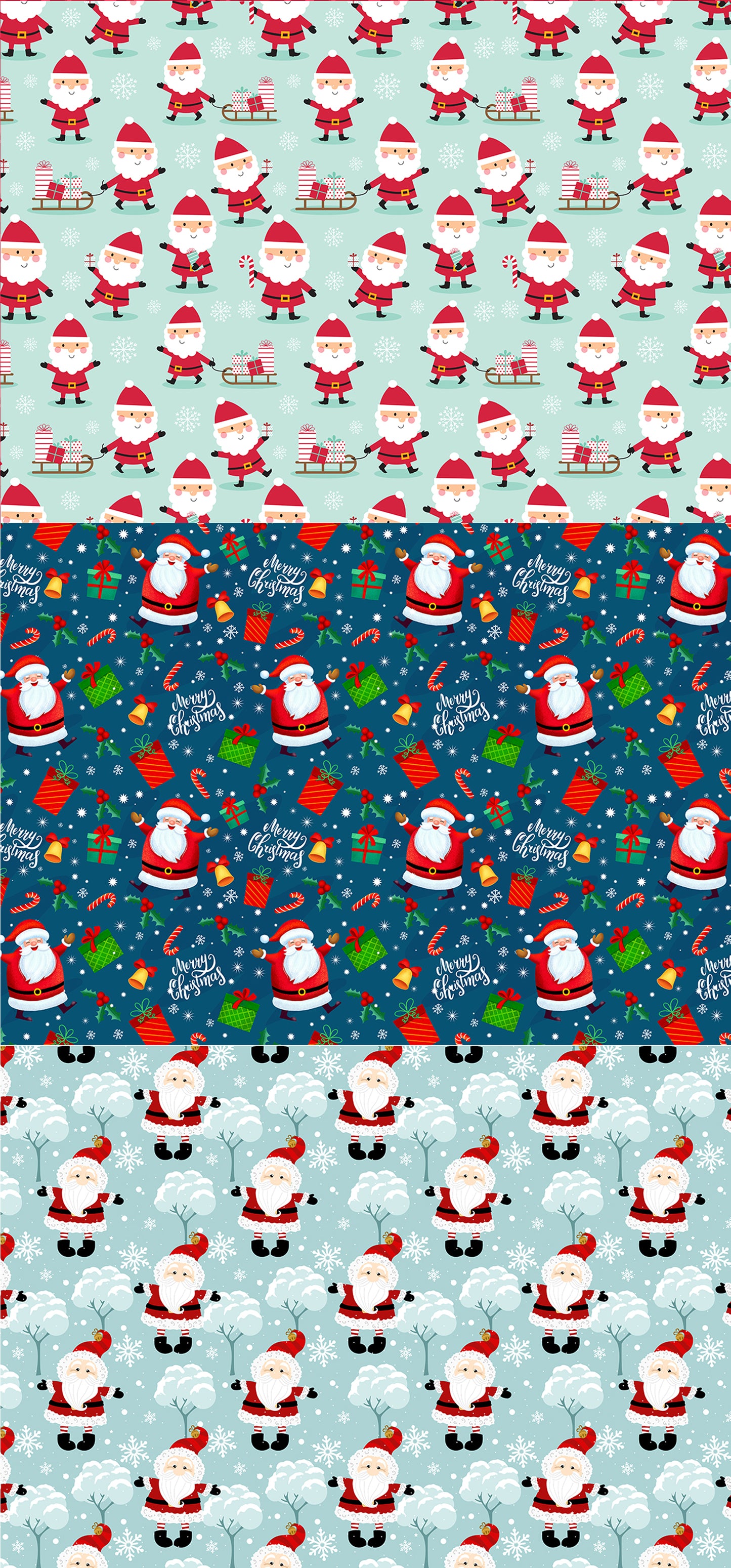 Father Christmas Multi Gift Wrap