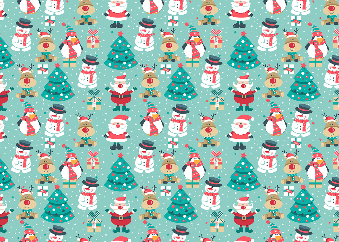 Kids Christmas Multi Gift Wrap