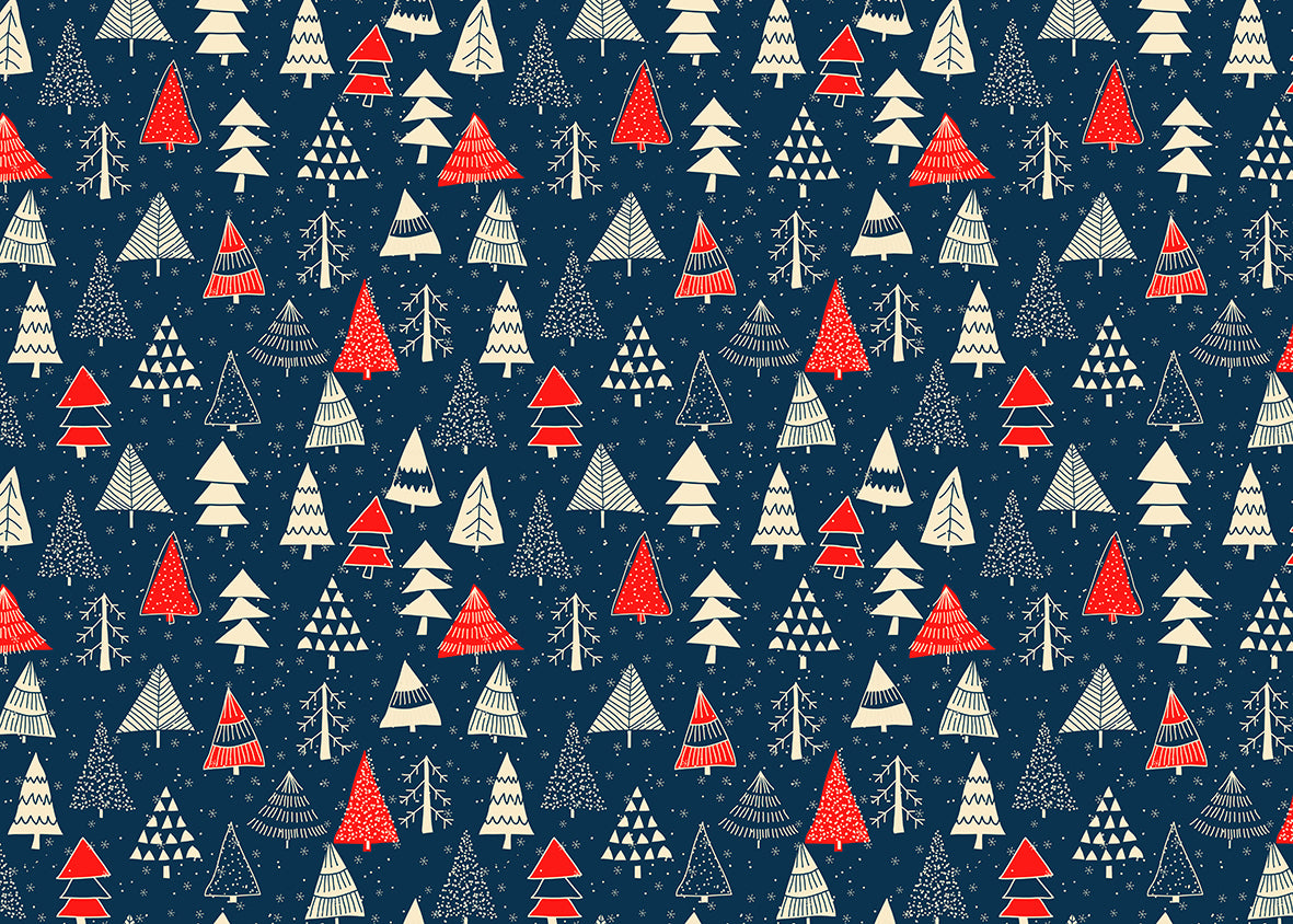 Christmas Trees Multi Gift Wrap