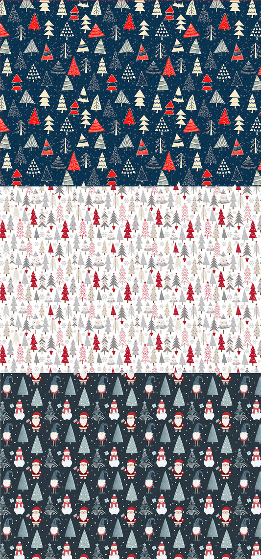 Christmas Trees Multi Gift Wrap
