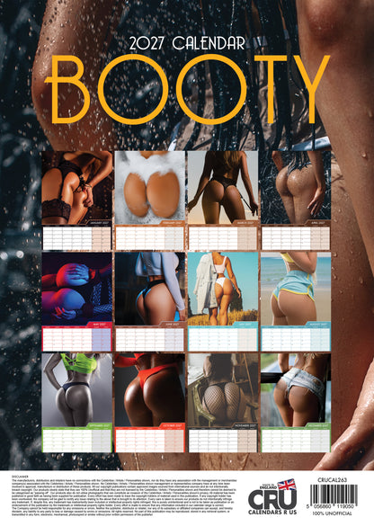 Booty - A3 Calendar 2027