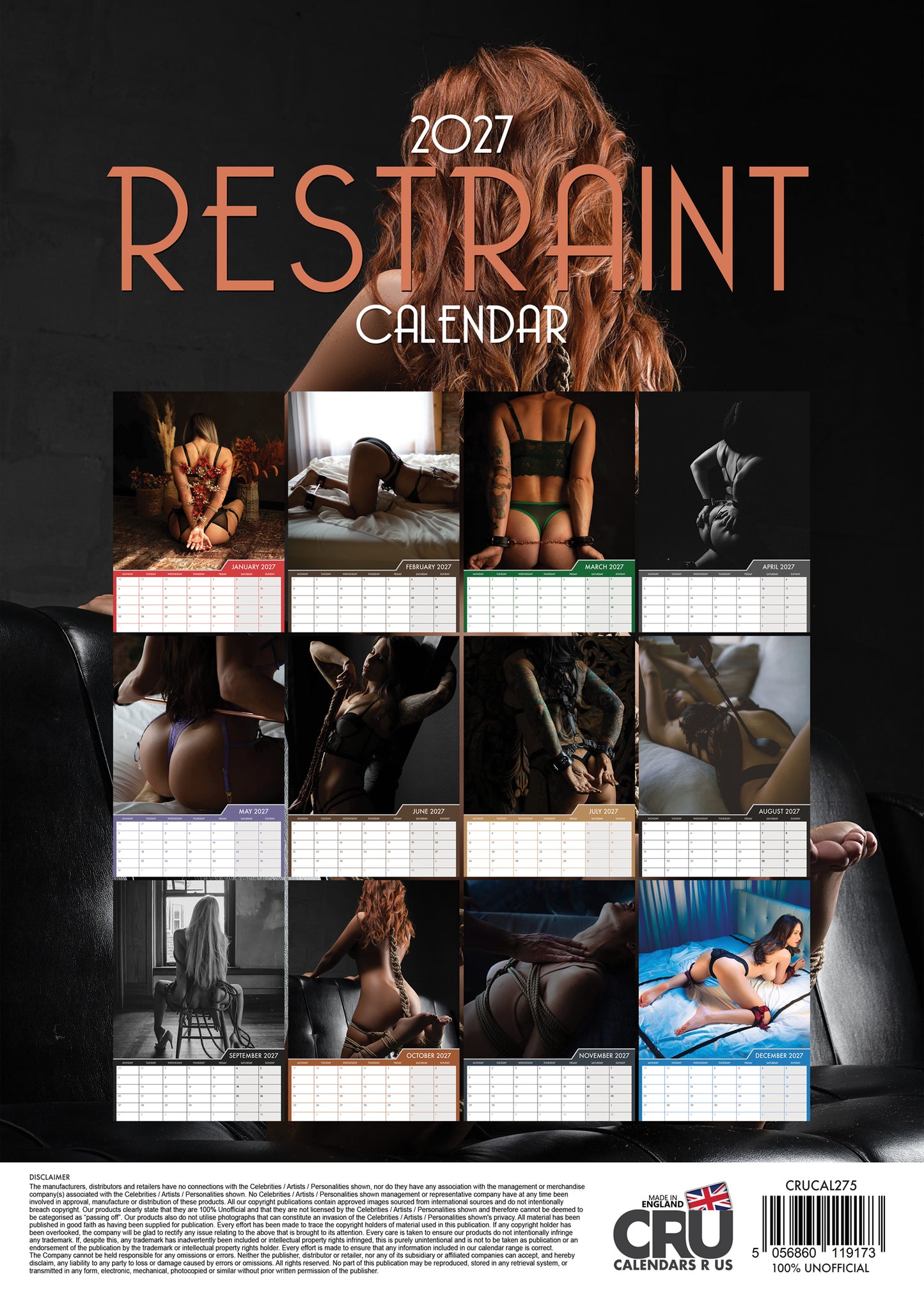 Restraint - A3 Calendar 2027