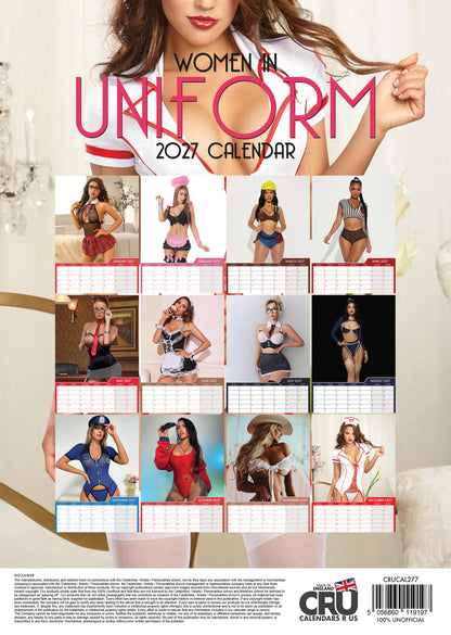 Women In Uniform - A3 Calendar 2027