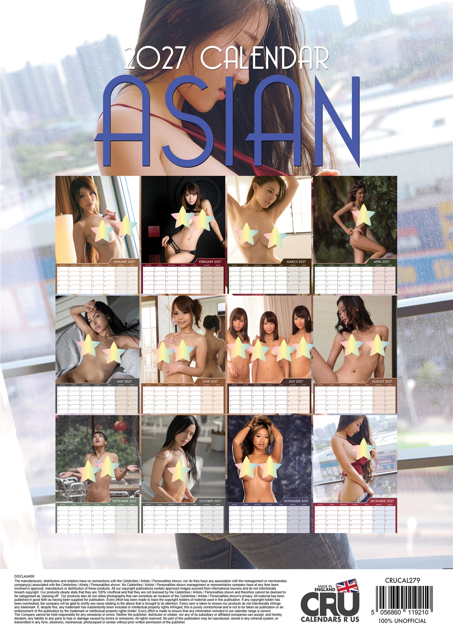 Asian - A3 Calendar 2027