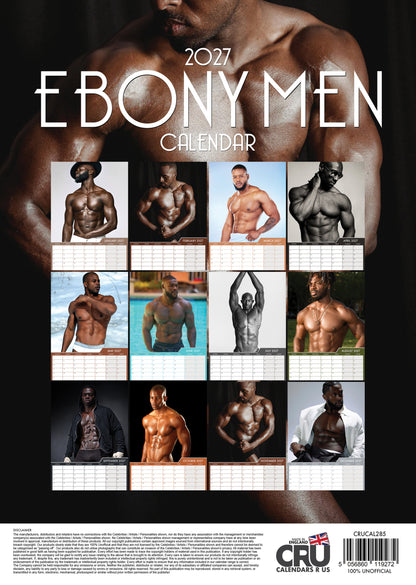 Ebony Men - A3 Calendar 2027