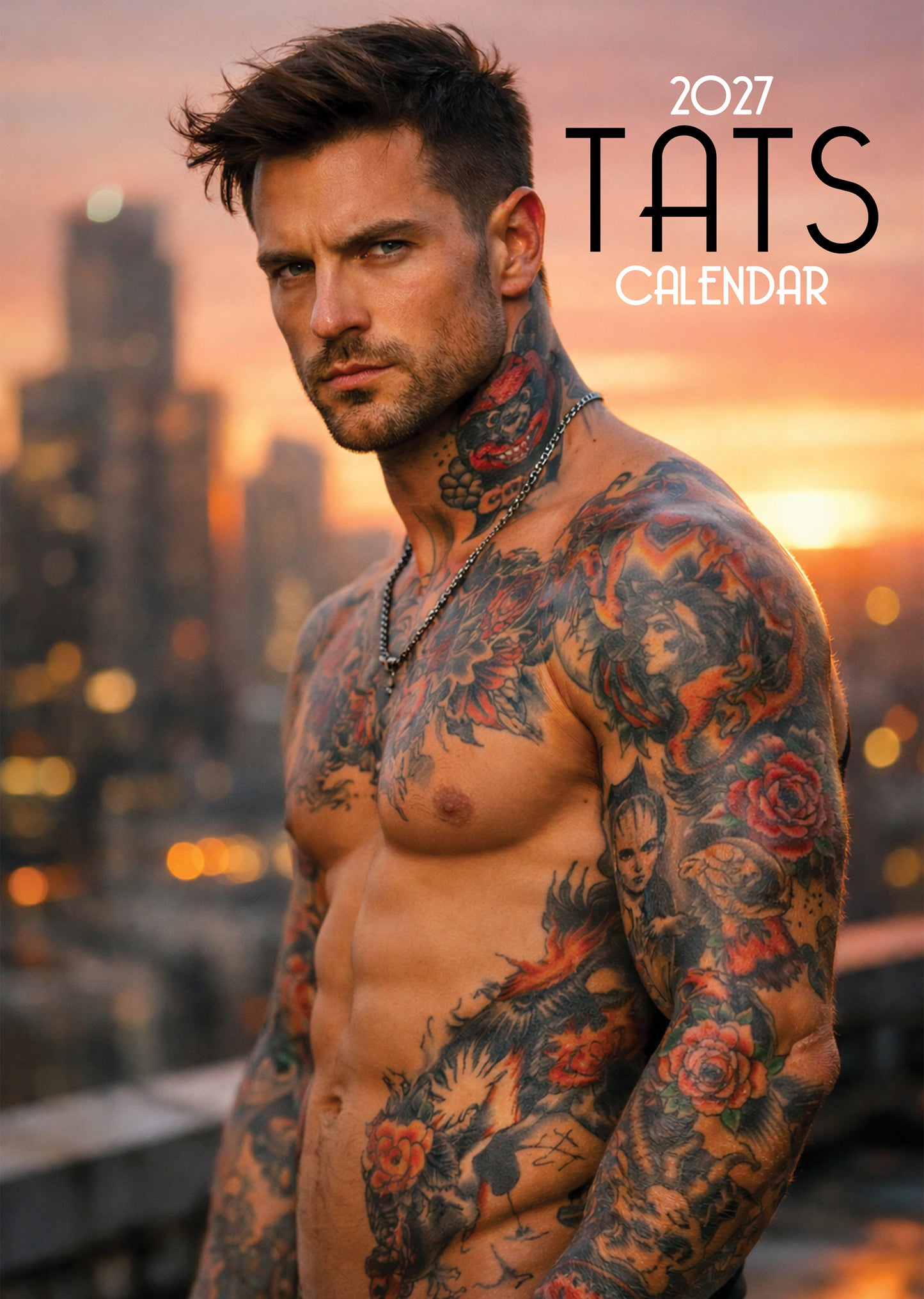 Tattooed Men - A3 Calendar 2027