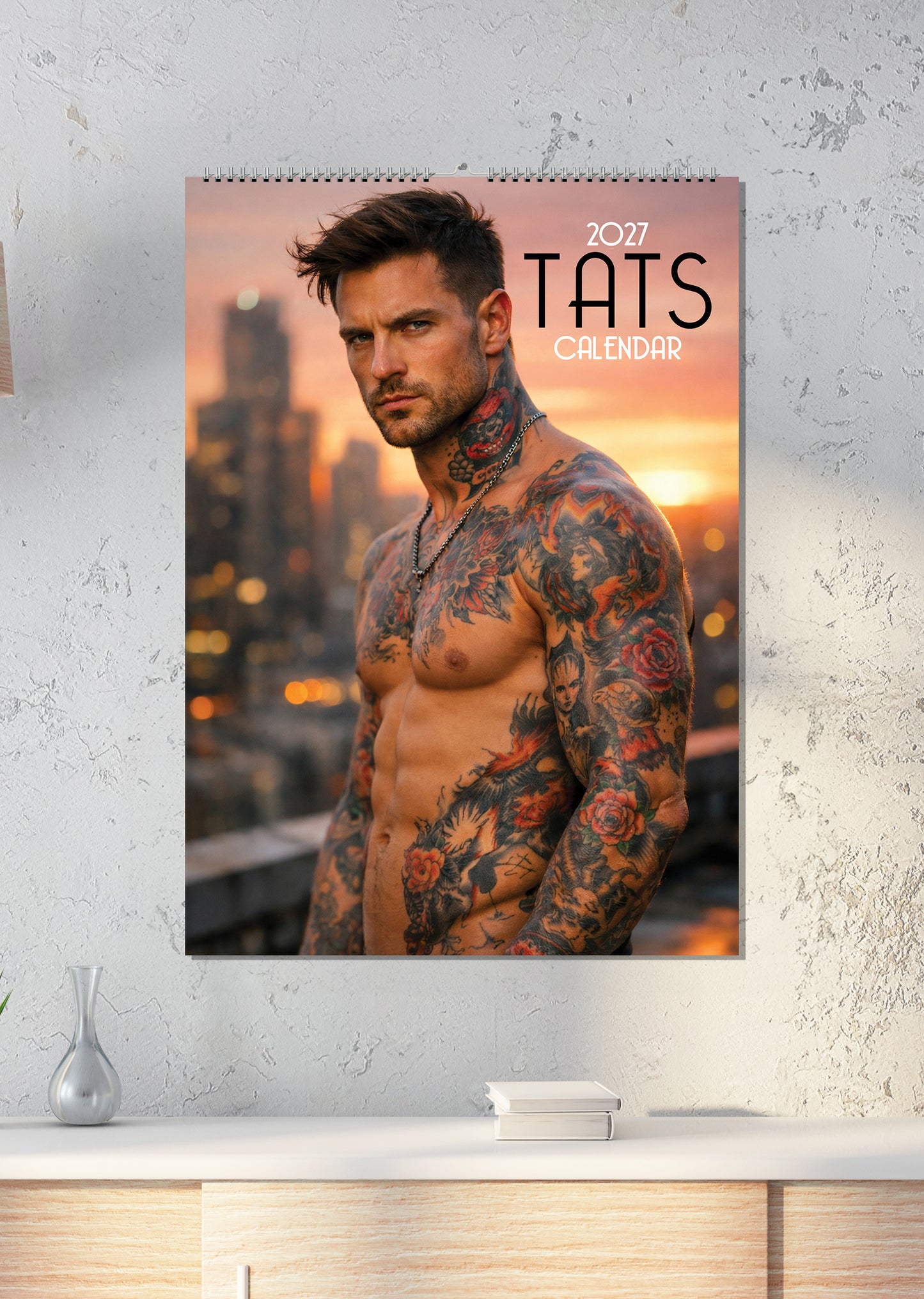 Tattooed Men - A3 Calendar 2027