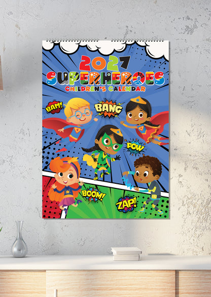 Superheroes - A3 Calendar 2027