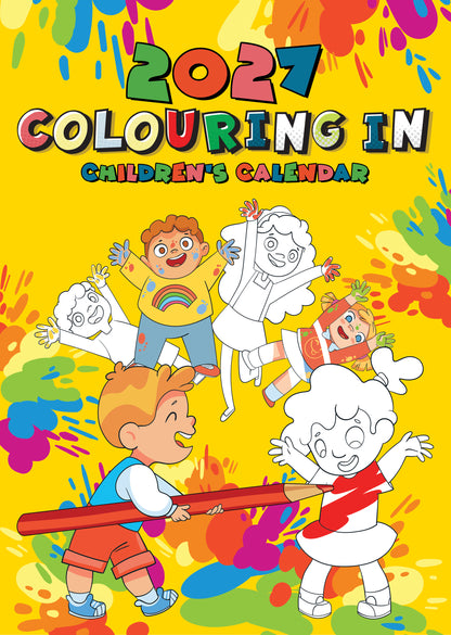 Colouring In - A3 Calendar 2027