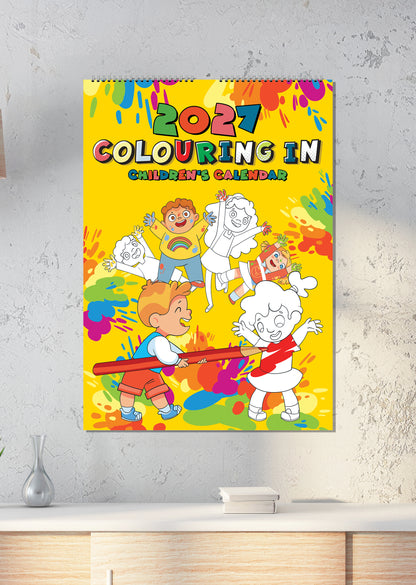 Colouring In - A3 Calendar 2027