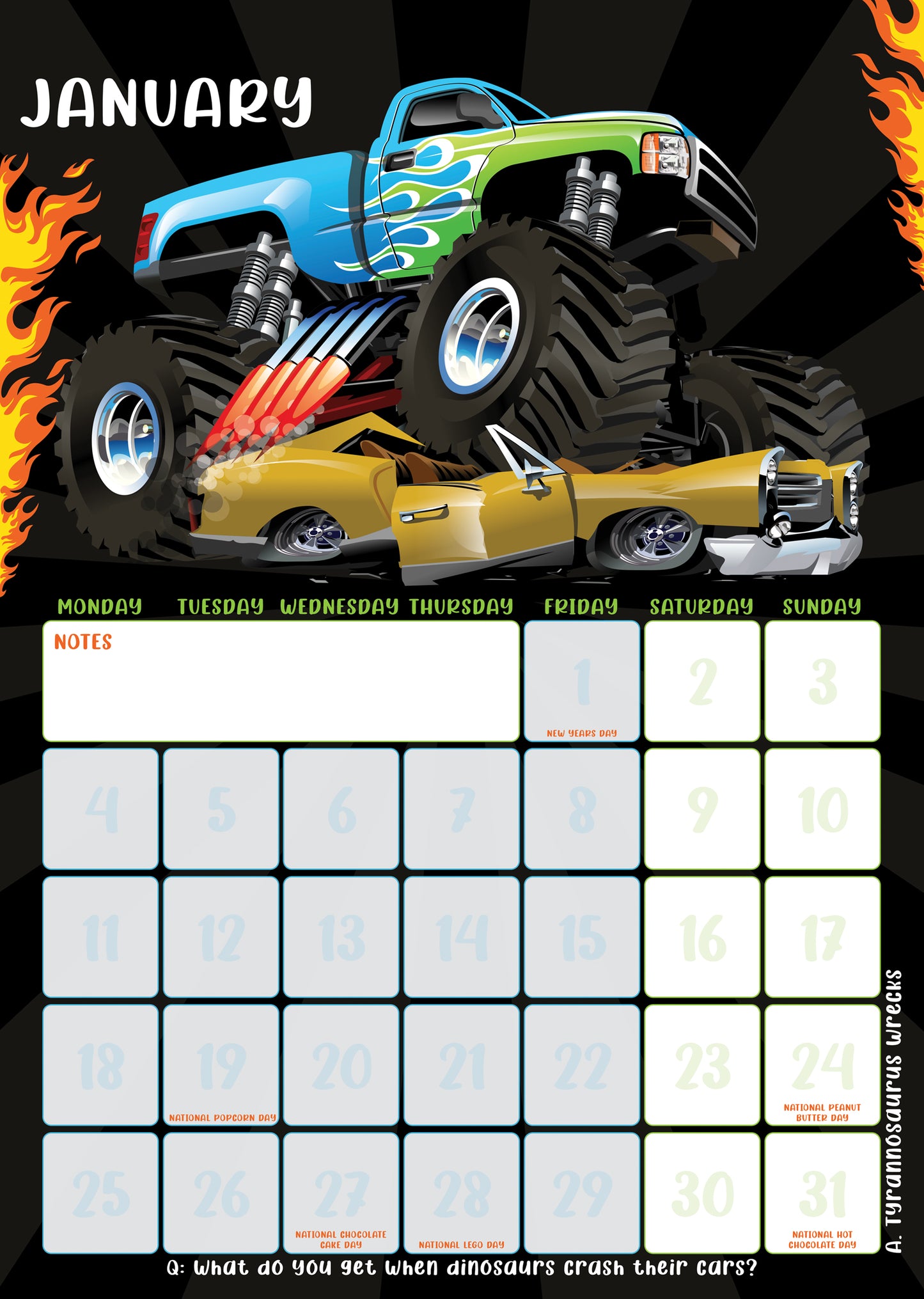 Max Speed - A3 Calendar 2027