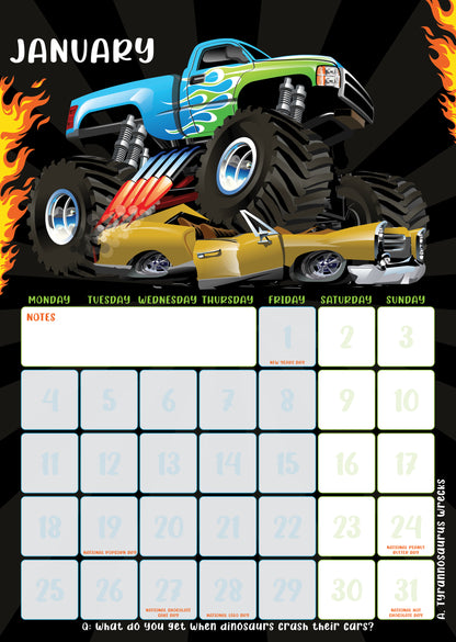 Max Speed - A3 Calendar 2027