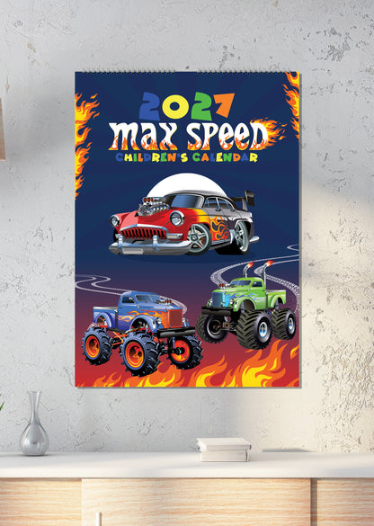 Max Speed - A3 Calendar 2027